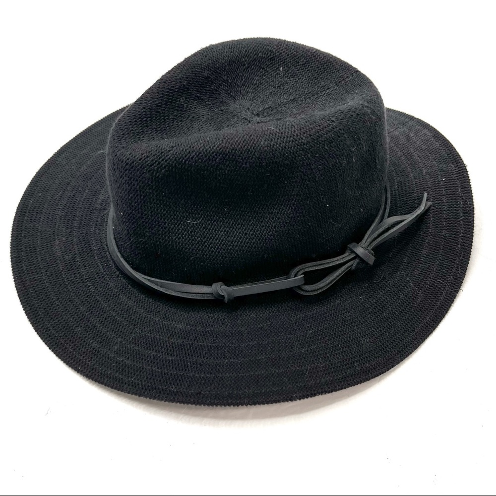 Anthropologie Black Hat Poly/Cotton Blend NWT